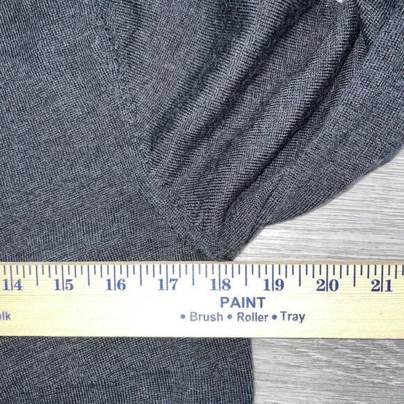 Eileen Fisher Women Small Merino Wool Cardigan Sweater Knit Open Front Waterfall - Picture 7 of 11